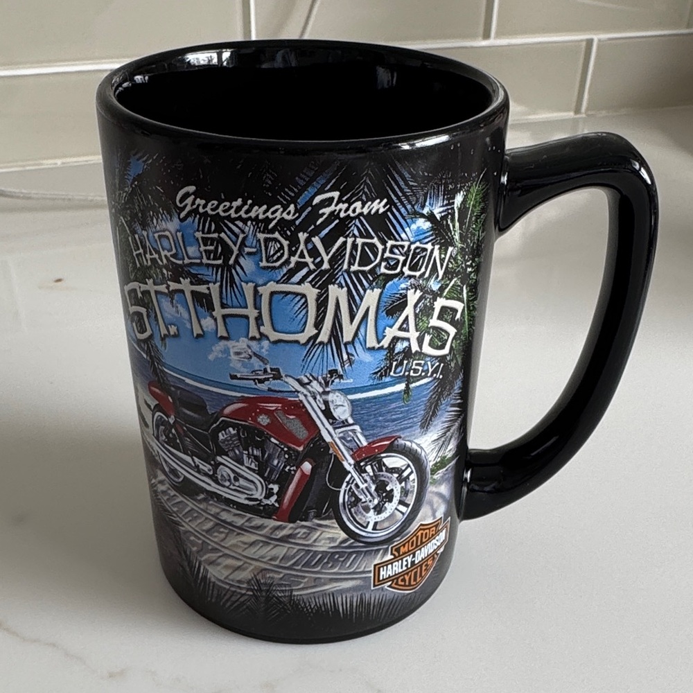 Harley-Davidson Black and Red Graphic Mug Bundle - Picture 5 of 6